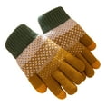 thumbnail image 1 of Gants pour Femmes, Couche Décontractée Flocon de Neige Tricot Poignet Mitaines Épaisses Chaudes, Gants pour Femmes, 1 of 7