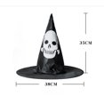 thumbnail image 2 of Prom performance props party hat witch hat pumpkin hat black pointed skull birthday gift (random color) M01, 2 of 3