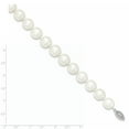 thumbnail image 2 of Beautiful Sterling Silver Rhodium-plated 10-11mm White FW Cultured Pearl Bracelet, 2 of 2