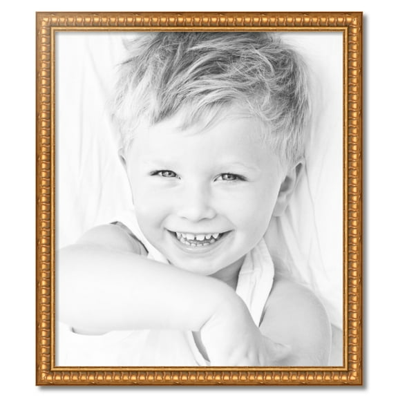 ArtToFrames 31" x 36" Gold Picture Frame, 31x36 inch Gold Wood Poster Frame (WOM-4293)
