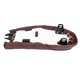 thumbnail image 5 of Asiento plano estilo Cafe Racer de cuero sintético para motocicleta, cojín para Honda CG125 GN CG, color marrón, 5 of 12