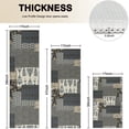 thumbnail image 4 of Geometric and Floral Boho Pattern Kitchen Rugs Sets Of 3,Kitchen Runner Rugs Non Skid Washable,Decorative Kitchen Floor Mats for Kitchen,Sink,Laundry,17"x30"+ 17"x47" + 17"x59", 4 of 6