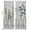 Light Gray Green, variant on Farmhouse Botanical Blackout Curtains for Bedroom/Living Room, Pinch Pleated Black Out Curtains, Bottles Plans Country Brown Wooden Grain Room Darkening Window Drapes with Hooks 2 Panels, 39"x70"