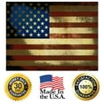 thumbnail image 7 of American Flag Sign, Vintage Rustic Wall Decor, 18x24 Corrugated Plastic, 7 of 7