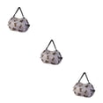 thumbnail image 4 of Guardoinrt Sacs de Rangement Pliables Peu Encombrants Articles Organisés en Déplacement Sac de Courses pour Voyage Sac de Plage en Polyester Sac à Main Réutilisable Chiot Brun 3Ensemble, 4 of 6