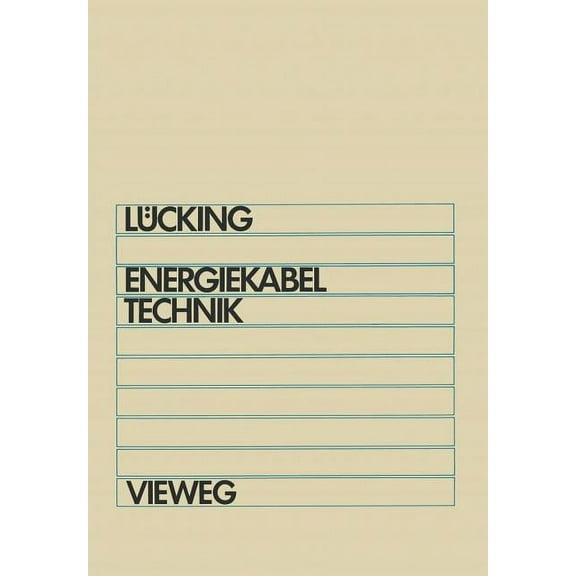 Energiekabeltechnik, (Paperback)