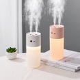 thumbnail image 3 of Injueey Humidificador recargable continuo/intermitente 5V LED difusor de aire para dormitorio generador de niebla de bajo ruido nebulizador de viaje para Humidificadores blanco Injueey HA061667-02B, 3 of 6