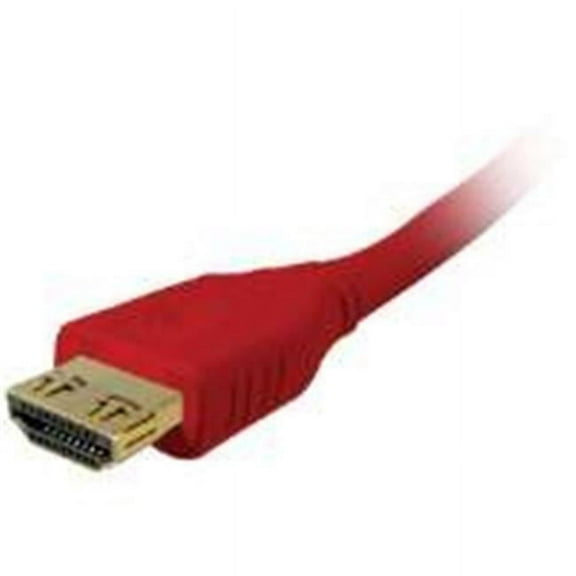 HD-HD-12PRORED High Speed Hdmi Cable With Progrip, Cl3- Deep Red 12 Ft.