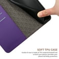 thumbnail image 6 of Dteck for Samsung Galaxy A51 5G Magnetic Case, Premium PU Leather Folio Flip Wallet Case with Card Holder Cash Slot Lanyard Strap Kickstand Function Embossed Pattern Slim Shockproof Cover, purple, 6 of 8