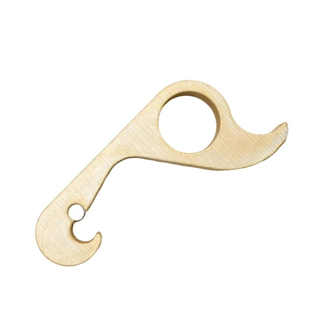 Abridor de botellas, accesorio decorativo manual, versátil, para tapa de tarro. Oro