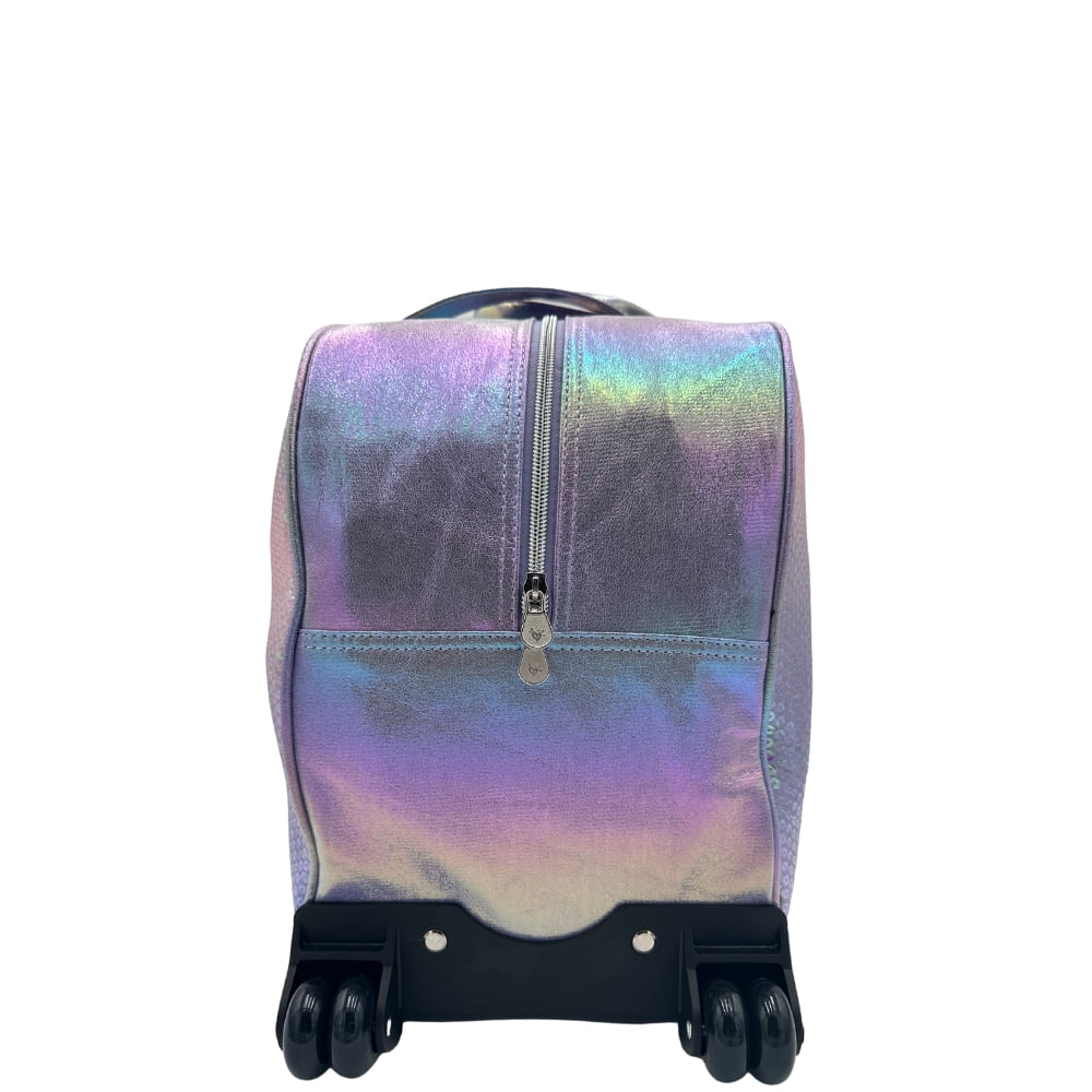 Justice Girl 20"Wide Rolling Duffle Carry-On Bag ia Purple