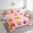 thumbnail image 3 of Homewish Cartoon Capybara 7-Piece Bedding Comforter Set for Preppy Children Kids,Kawaii Animal King Bedding Sets,Cute Wildlife Ultra Soft Bed Sheets,Microfiber Bedroom Decor,Reversible, 3 of 8