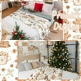 thumbnail image 6 of Gingerbread Man Christmas Throw Blanket for Adults 50 x 60 Inch Holiday Tree and Cookie Theme Flannel Blankets for Bedroom Couch Travel Home Decor Fuzzy Cozy Soft Warm Gifts(Brown), 6 of 7