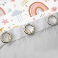 thumbnail image 4 of Castle Fairy Rainbow Black Out Curtains,Kawaii Starry Sky Curtains Pack of 2 (42x63 Each), 4 of 6