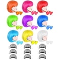 thumbnail image 1 of 9 pelucas de colores, pelucas de coloridas funky, pelucas de cabello bob bob, pelucas de fiesta de neón, pelucas de cosplay con gafas de sol sin borde de corazón: una talla para todas las mujeres niño, 1 of 3