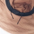 thumbnail image 4 of CoCopeaunts Large Bucket Hat for Women Outdoor Summer Wide Brim Bucket Cap Lightweight Foldable Solid Color Men Fisherman Hat, 4 of 8