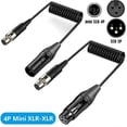 thumbnail image 5 of XLR 3Pin Female to Mini XLR 4Pin Female Amplifier Audio Mixer Mini Microphone Camera Audio Cable, 5 of 5