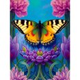 thumbnail image 1 of Pintura de diamante 5D DIY Kit de mariposa de taladro redondo completo decoración del hogar arte artesanal FLhrweasw Nuevo, 1 of 9