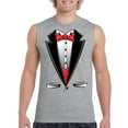 thumbnail image 1 of NIB - Men's Graphic T-Shirt Sleeveless - Tuxedo Prom Costume, 1 of 5
