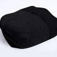 thumbnail image 5 of NAISIBABY Toddler Beanie Hat with Pom, Thicken Warm Knitted Cotton Stretch Soft Boys Girls Winter Ski Cap Black 6-36Months, 5 of 6