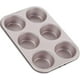 thumbnail image 1 of Molde para muffins. Molde antiadherente para cupcakes de 6 cavidades, utensilios para hornear en el horno, 1 of 5
