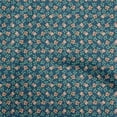 thumbnail image 1 of oneOone Velvet Teal Blue Fabric Animal Craft Projects Decor Fabric Printed By The Yard 58 Inch Wide, 1 of 5