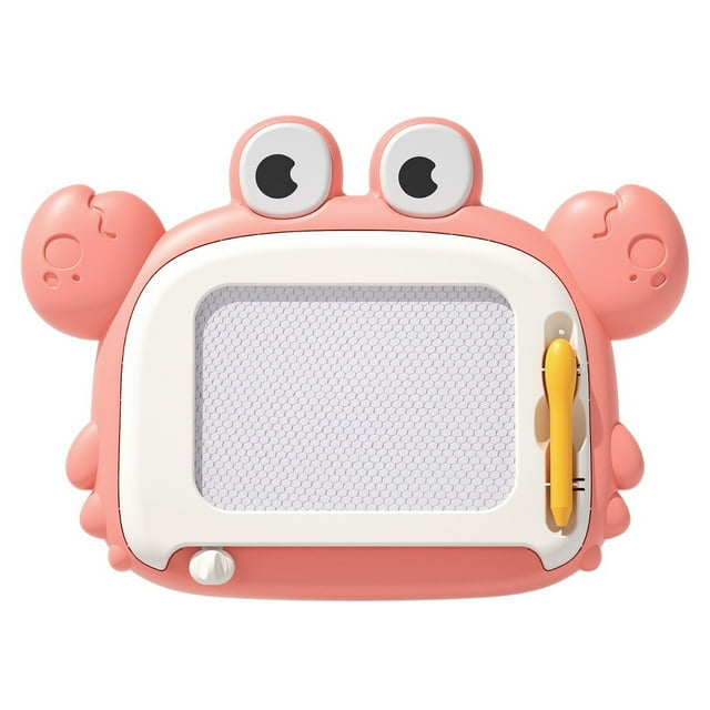 Pink Kids Erasable Magnetic Drawing Board, Writing Tablet For Early Learning And Doodle Fun