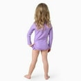 thumbnail image 5 of Disney Stitch Girls Swimsuit Rash Guard Graphic Long Sleeves Bathing Suits Red Toddler 4-5T, 5 of 10