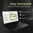 thumbnail image 3 of Lenovo ThinkPad T14 Gen 2 Ordinateur Portable Professionnel, Écran 14 Pouces FHD, AMD Ryzen 7 Pro 5850U, 32 Go RAM, 1 To PCIe SSD, AMD Radeon Graphics, Caméra Web HD 720P, Wi-Fi 6, Win 10 Pro, Noir, Carte USB 32 Go Hotface, 3 of 7