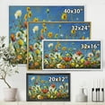 thumbnail image 4 of Designart 'Beautiful Field Flowers In Nature' Traditional Framed Canvas Wall Art Print, 4 of 5