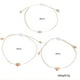 thumbnail image 4 of Diseño Bohemio Mujeres Accesorio Lindo Ornamento de Punto Pulsera Playa Corazón Pulseras, 4 of 5
