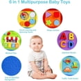 thumbnail image 2 of Cubo de actividades para bebés de 1 a 2 años, centro de actividades multifuncional 6 en 1, juguetes musicales educativos preescolares para niños y niñas, regalo de Navidad., 2 of 5