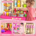 thumbnail image 3 of Set de juegos de cocina para niños MSKOLER 91x28x91 cm con luz y sonido, 3 of 9
