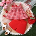 thumbnail image 6 of ibiyuan 4t Girl Clothes Cute Girl Outfits Fly Sleeve Tops Short Sets Floral Girl's 2 Piece Outfits Kids, 6 of 8