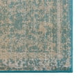 thumbnail image 6 of Unique Loom Cavalli Rosso Rug Blue/Ivory 2' x 3' 1" Rectangle Border Comfort Perfect For Living Room Bed Room Dining Room Office, 6 of 7