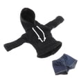 thumbnail image 4 of Hoodie y Pantalones Cortos Zulema 2x 1/6 BJD Tela, 4 of 8