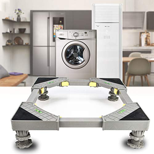 4 Wheels Dryer and Refrigerator Multi-Functional Movable Base Furniture Dolly Size Adjustable for Washing Machine