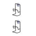 thumbnail image 2 of Goriertaly Suction Cup Double-layer Sink Iron Rack for Caddy Kitchen Sundries Soap Towel Storage Rack Holder Sink sponge rack Black 2Set, 2 of 6