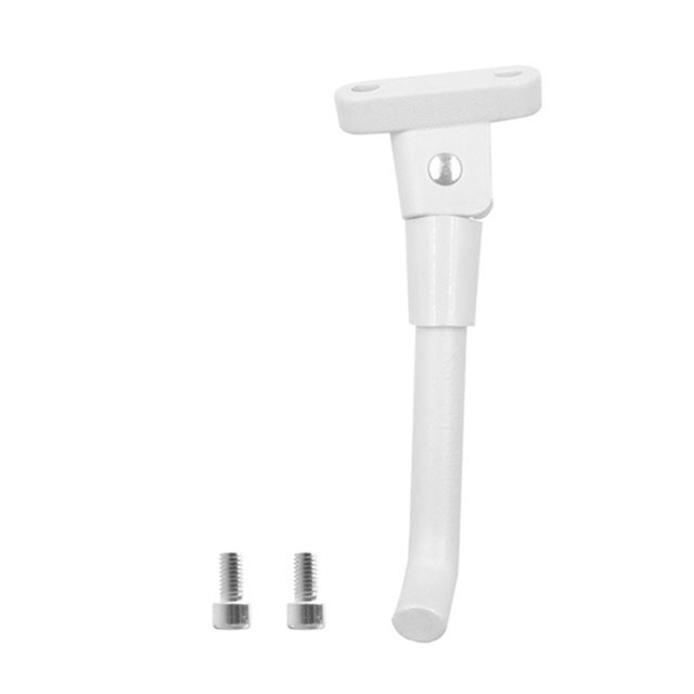 Accesorio de repuesto para soporte de pata de cabra antideslizante para patinete eléctrico. Blanco