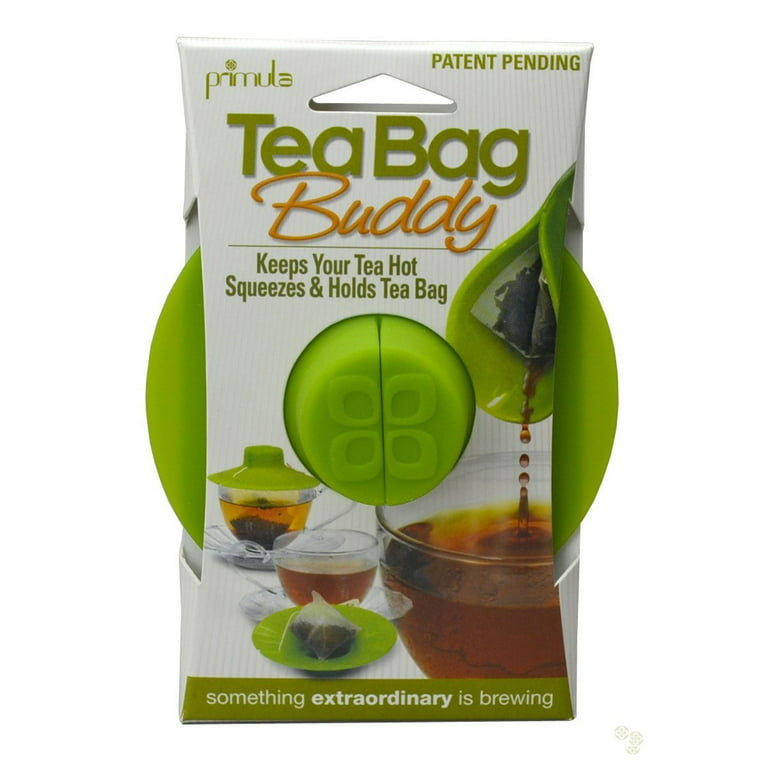 Epoca Silicone Tea Bag Buddy and Cup Cover Lid, 3-Pack, Colors