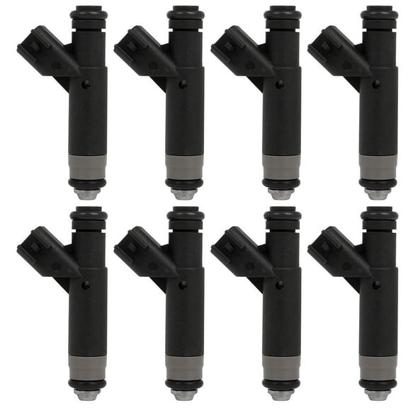 Injectors Kit,SCITOO 2 Holes Fuel Injector fit for 2000 for Dodge for Dakota 4.7L, 2000 for Dodge for Durango 4.7L, 1999-2000 for Jeep for Grand for Cherokee 4.7L, Set of 8