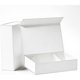 thumbnail image 1 of 2PCS Caja de Regalo con Tapa Magnética, 26 * 19 * 8, Embalaje de Lujo, Rectangular, Plegable, Cajas de Propuesta para Dama de Honor, Boda, Navidad, Halloween, Regalo para Cumpleaños, Blanca, 1 of 4
