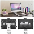 thumbnail image 4 of Monitor Carrying Case Computer Bag with Pockets Adjustable Travel for 24-27In Desktop Monitor,A, 4 of 10