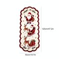 thumbnail image 2 of Christmas Runner Rug, 47.2 Inch Santa Reindeer Floor Mat, Holiday Decoration for Hallway Entryway B, 2 of 7