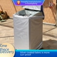 thumbnail image 1 of Universal Washing Machine Cover for Haier/Little Swallow - Waterproof Polyester Dustproof Protector, Customizable Fit for Front-Load/Top-Load Automatic Machines, Easy to Install, XL Size (Front-Load, 1 of 3