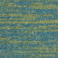 thumbnail image 5 of Nourison Essentials Low Pile Indoor Outdoor Runner Rug 2'2" x 14' Blue Green, 5 of 9
