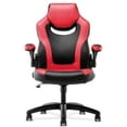 thumbnail image 5 of 9-Twelve High-Back Racing Style Chair With Flip-Up Arms Supports Up To 225 Lbs. Black Seat/Red Back Black Base | Total Quantity: 1, 5 of 7
