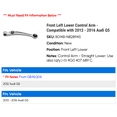 thumbnail image 2 of Front Left Lower Control Arm - Compatible with 2012 - 2016 Audi Q5 2013 2014 2015, 2 of 2