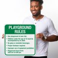 thumbnail image 2 of Playground Rules Sign, Use Playground At Own Risk Sign,, 2 of 8