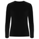 thumbnail image 3 of Clique - Camiseta Liso de Manga Larga Activo para Mujer (Negro), 3 of 4